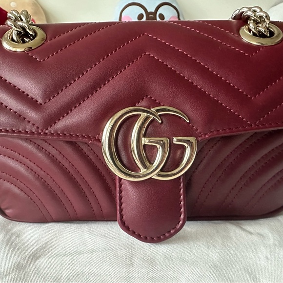 Gucci GG Marmont Small Shoulder Bag – Rosa Ancora (Like-New, Full Set) - Picture 2 of 10